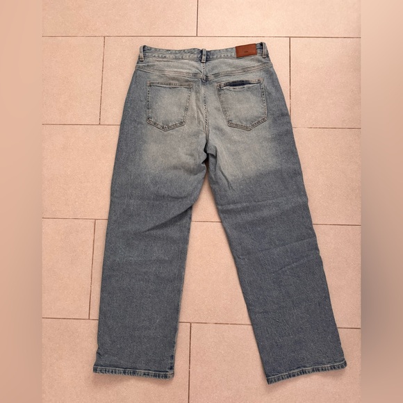 ZARA HIGH RISE Z1975 RELAXED FIT JEANS - Picture 4 of 10